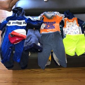 Baby boy clothes 0-3, 3-6, 6-9 months